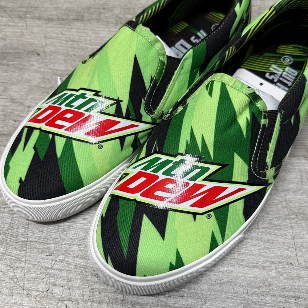 Mountain Dew Logo Slip-On Sneakers - Picture 5 of 5